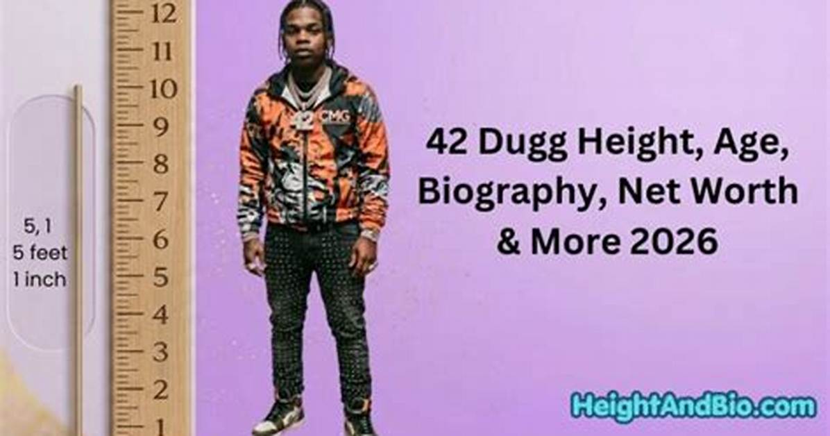 42 Dugg Net Worth, Age, Height, Bio, Birthday, Wiki!