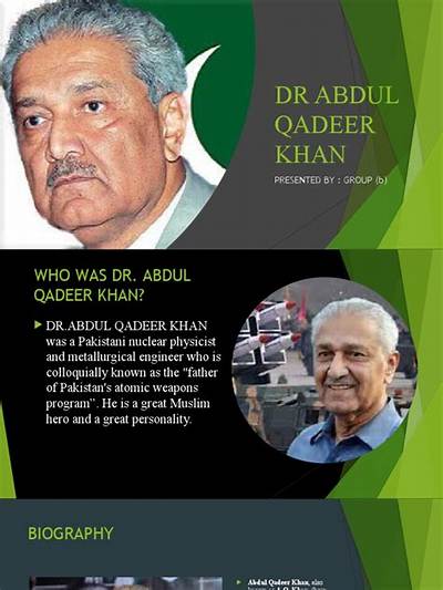 Abdul Qadeer Khan Net Worth 2024, Age, Height, Bio, Birthday, Wiki!