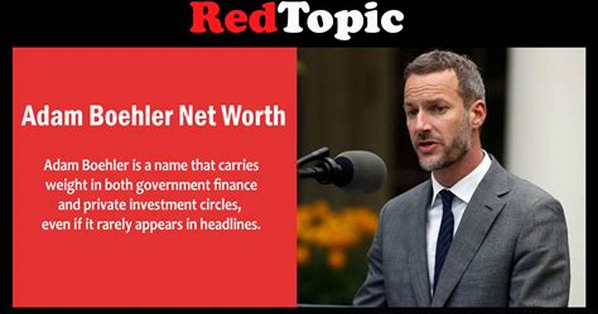 Adam S. Boehler - Net Worth, Age, Height, Birthday, Bio, Wiki!