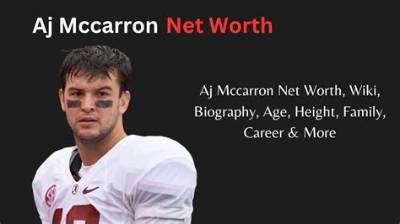 Aj Mccarron Net Worth, Age, Height, Bio, Birthday, Wiki!