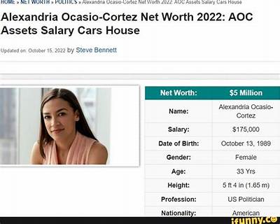 Alexandria Ocasio-Cortez - Net Worth, Age, Height, Birthday, Bio, Wiki!
