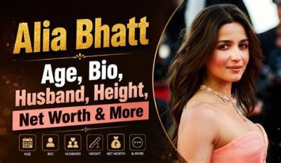 Alia Bhatt Net Worth 2024, Age, Height, Bio, Birthday, Wiki!