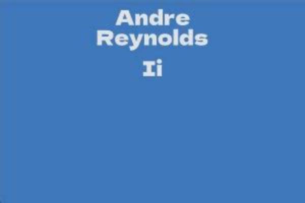 Andre Reynolds Ii Net Worth, Age, Height, Bio, Birthday, Wiki!