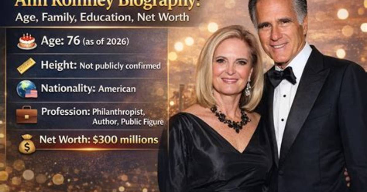 Ann Romney Net Worth, Age, Height, Bio, Birthday, Wiki!