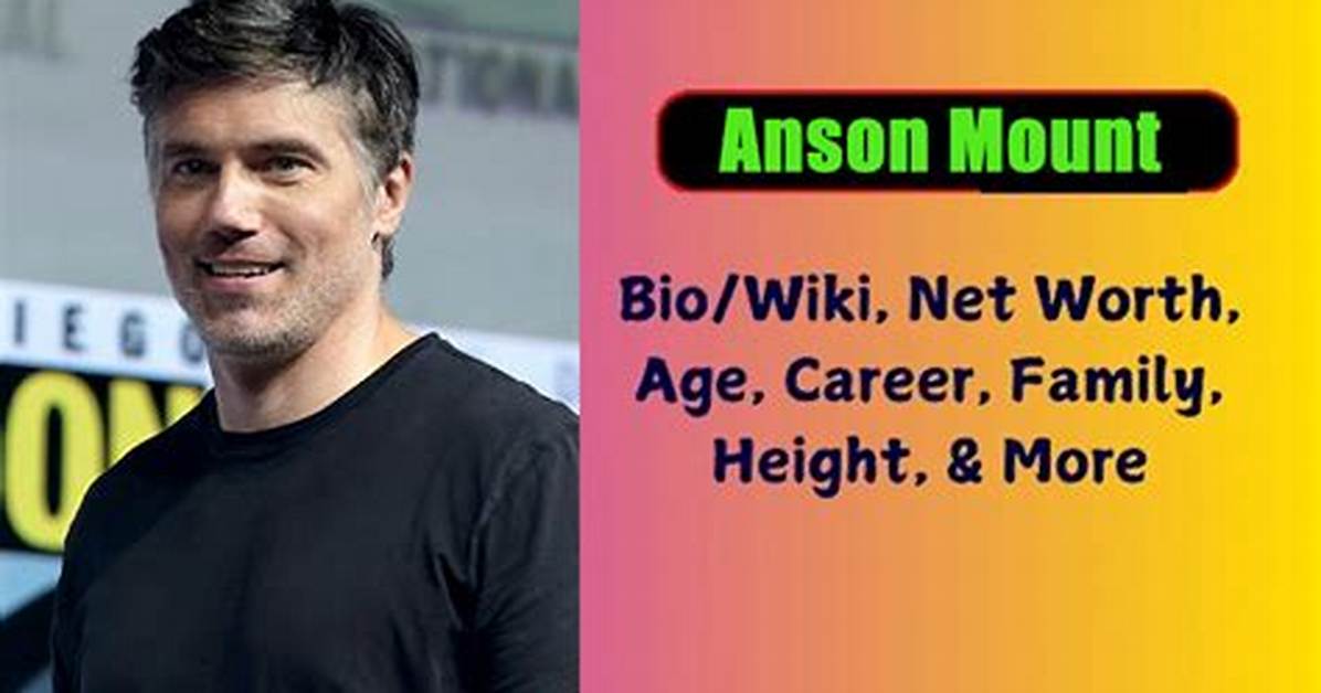 Anson Bagley Net Worth, Age, Height, Bio, Birthday, Wiki!