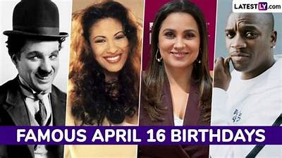 April 16 Famous Birthdays - All Famous Birthdays