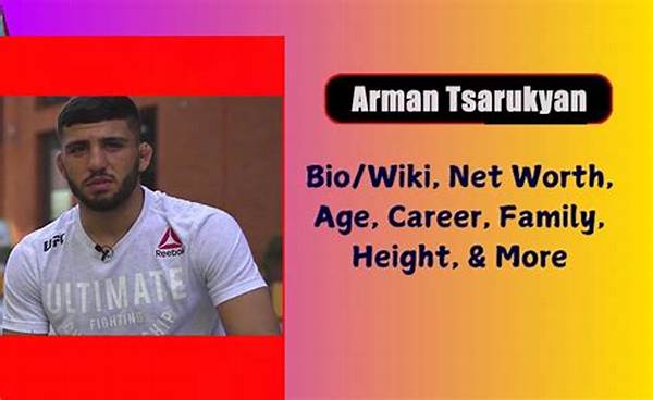 Arman Tsarukyan Net Worth, Age, Height, Bio, Birthday, Wiki!