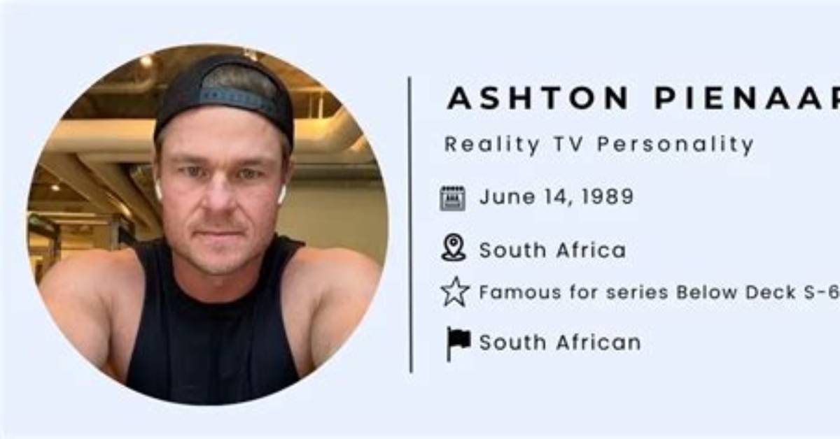 Ashton Pienaar - Net Worth, Age, Height, Birthday, Bio, Wiki!