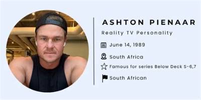 Ashton Pienaar - Net Worth, Age, Height, Birthday, Bio, Wiki!