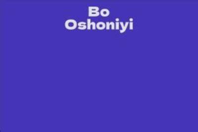 Bo Oshoniyi - Net Worth, Age, Height, Birthday, Bio, Wiki!
