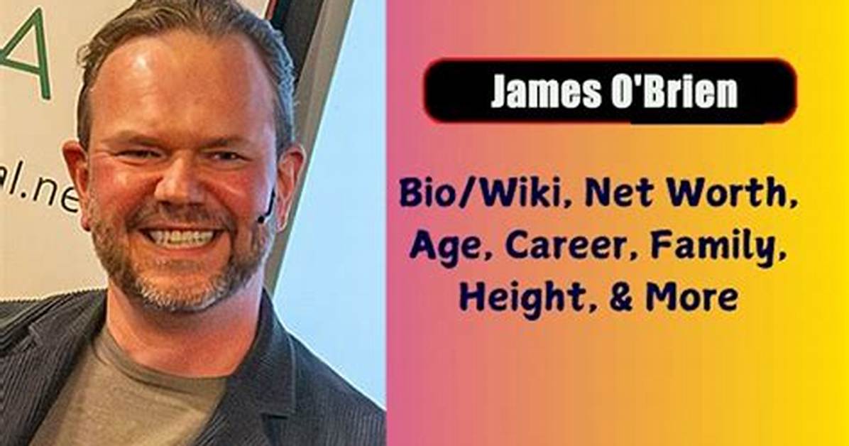 Bob O'brien Net Worth, Age, Height, Bio, Birthday, Wiki!