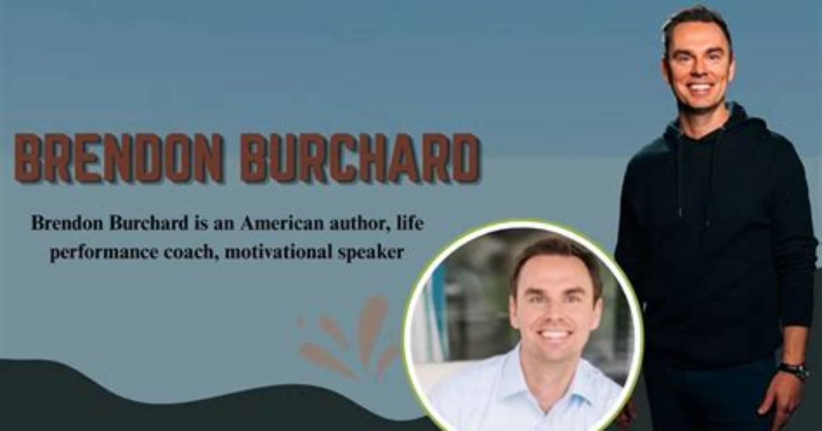 Brendon Burchard Net Worth 2024, Age, Height, Bio, Birthday, Wiki!