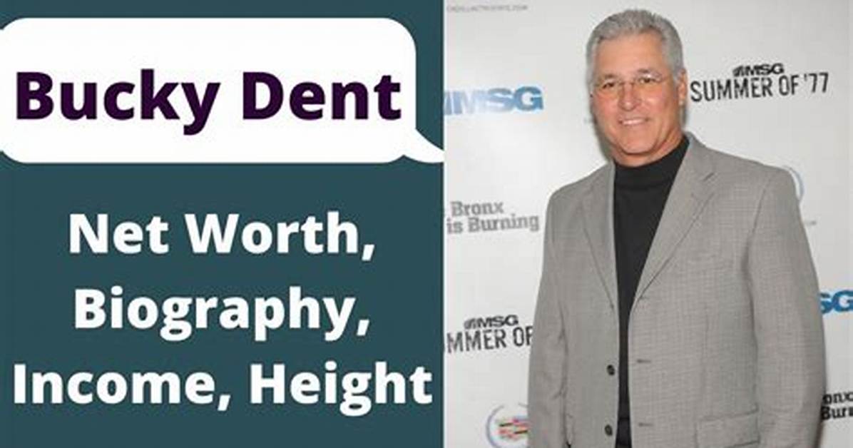 Bucky Dent - Net Worth, Age, Height, Birthday, Bio, Wiki!