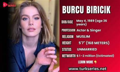 Burcu Binici - Net Worth, Age, Height, Birthday, Bio, Wiki!
