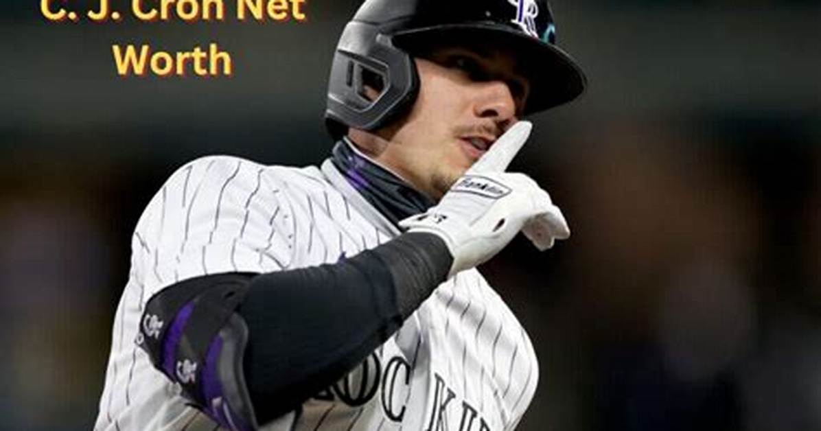 C. J. Cron Net Worth, Age, Height, Bio, Birthday, Wiki!