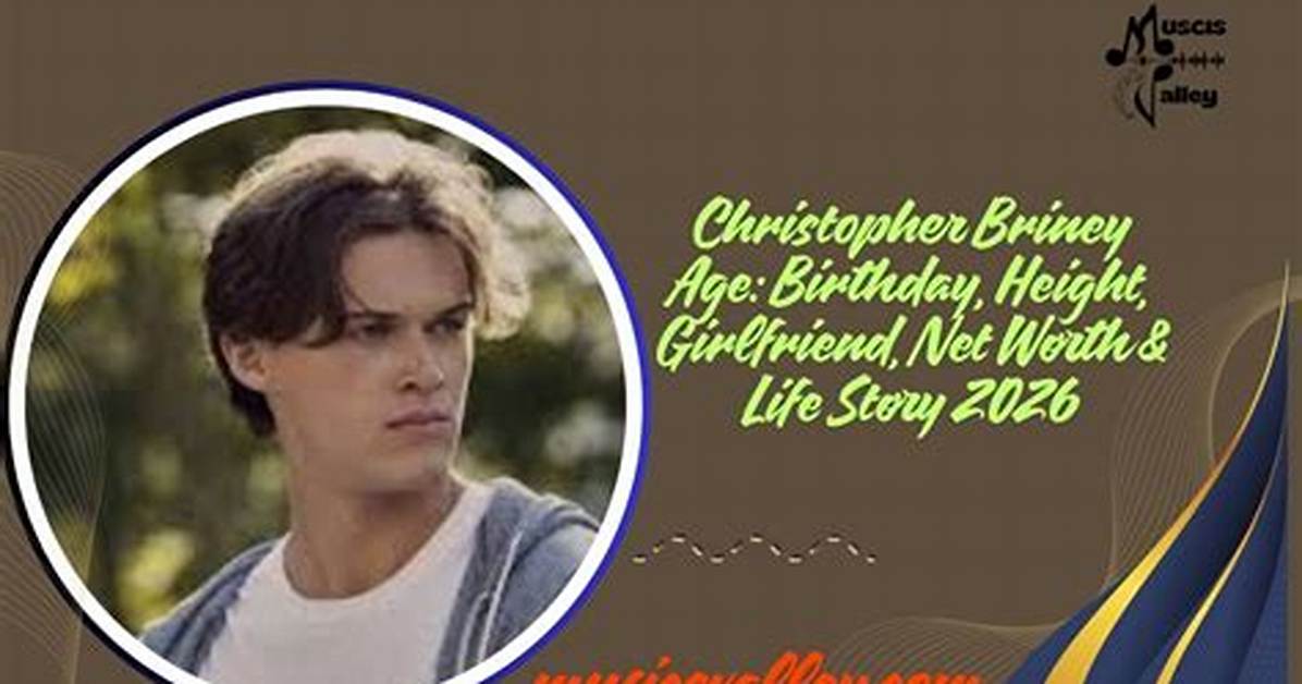 Christopher Ryan - Net Worth, Age, Height, Birthday, Bio, Wiki!