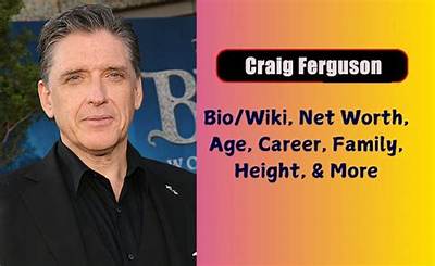 Craig Ferguson Net Worth, Age, Height, Bio, Birthday, Wiki!