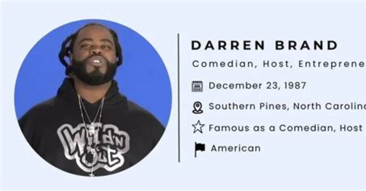 Darren Brand - Net Worth, Age, Height, Birthday, Bio, Wiki!