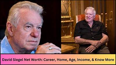 David Siegel Net Worth 2024, Age, Height, Bio, Birthday, Wiki!