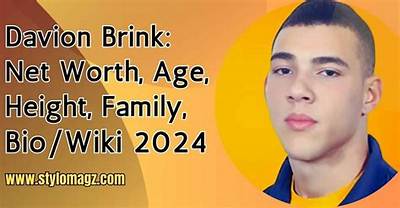 Davion Brink - Net Worth, Age, Height, Birthday, Bio, Wiki!
