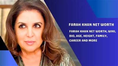 Farah Khan Net Worth, Age, Height, Bio, Birthday, Wiki!
