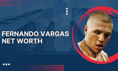 Fernando Vargas Net Worth, Age, Height, Bio, Birthday, Wiki!