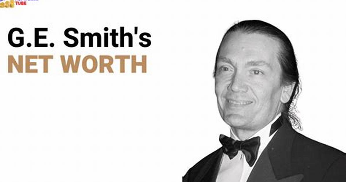 G. E. Smith Net Worth, Age, Height, Bio, Birthday, Wiki!