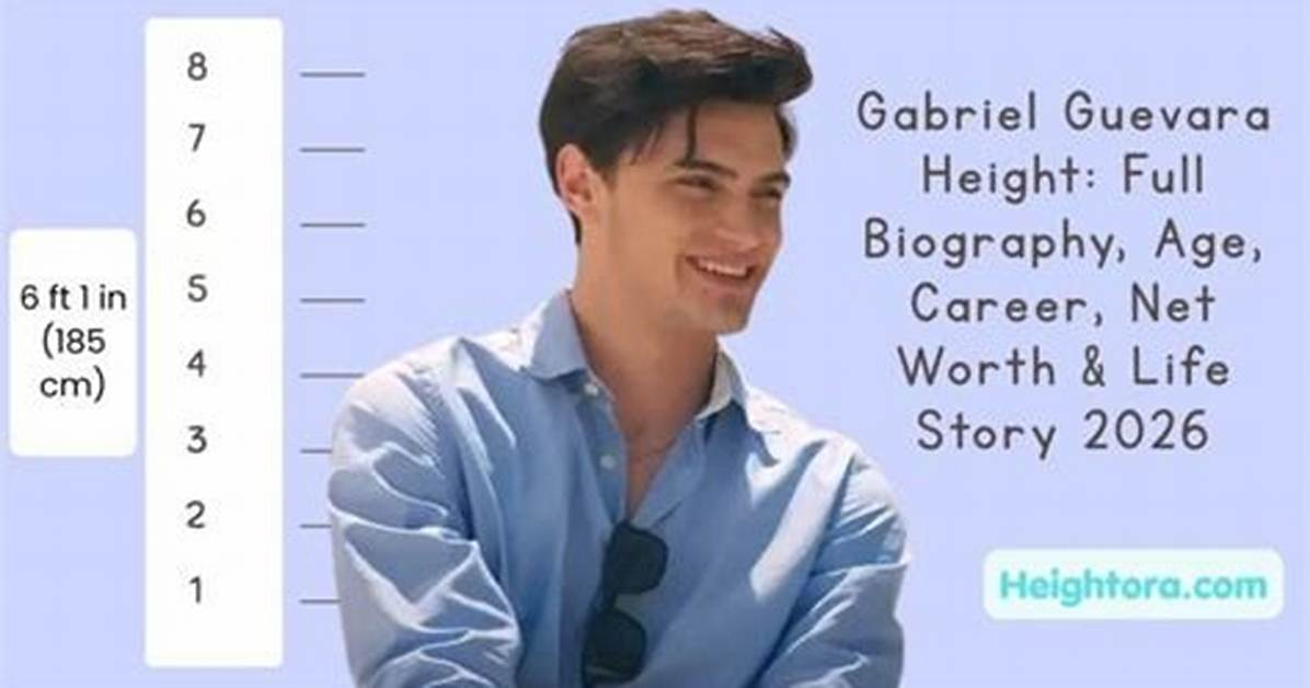 Gabriel Guevara Net Worth, Age, Height, Bio, Birthday, Wiki!