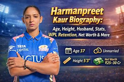 Harmanpreet Kaur - Net Worth, Age, Height, Birthday, Bio, Wiki!