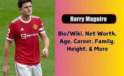 Harry Maguire Net Worth, Age, Height, Bio, Birthday, Wiki!