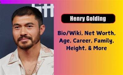 Henry Golding Net Worth 2024, Age, Height, Bio, Birthday, Wiki!