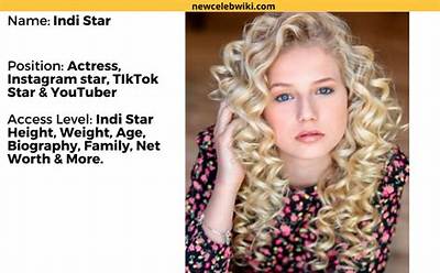 Indi Star Net Worth 2024, Age, Height, Bio, Birthday, Wiki!