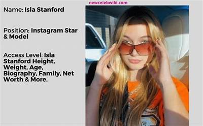 Isla Stanford - Net Worth, Age, Height, Birthday, Bio, Wiki!