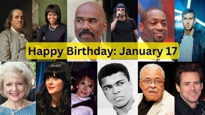January 17 Famous Birthdays - All Famous Birthdays