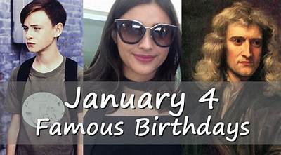 January 4 Famous Birthdays - All Famous Birthdays