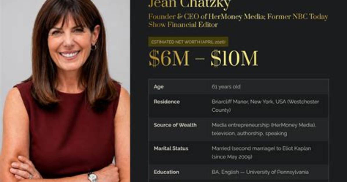 Jean Chatzky Net Worth, Age, Height, Bio, Birthday, Wiki!