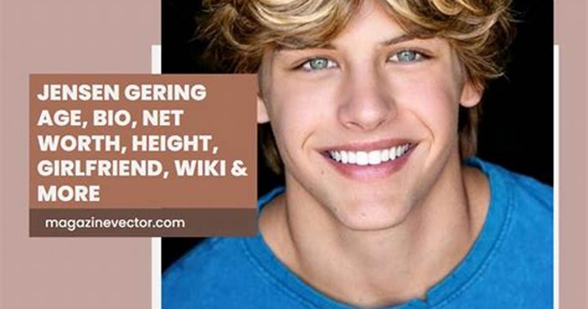 Jensen Arnold Net Worth, Age, Height, Bio, Birthday, Wiki!