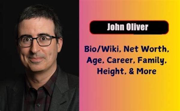 John Oliver Net Worth, Age, Height, Bio, Birthday, Wiki!