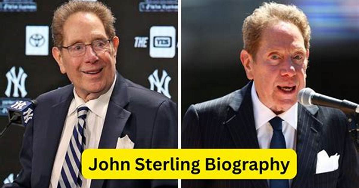 John Sterling Net Worth, Age, Height, Bio, Birthday, Wiki!
