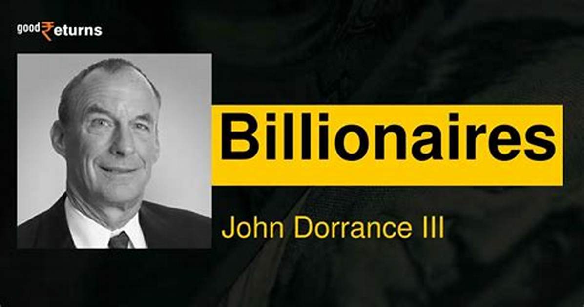 John Thompson Dorrance Net Worth, Age, Height, Bio, Birthday, Wiki!