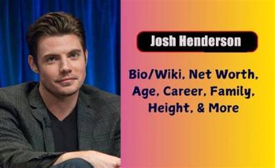 Josh Henderson Net Worth, Age, Height, Bio, Birthday, Wiki!