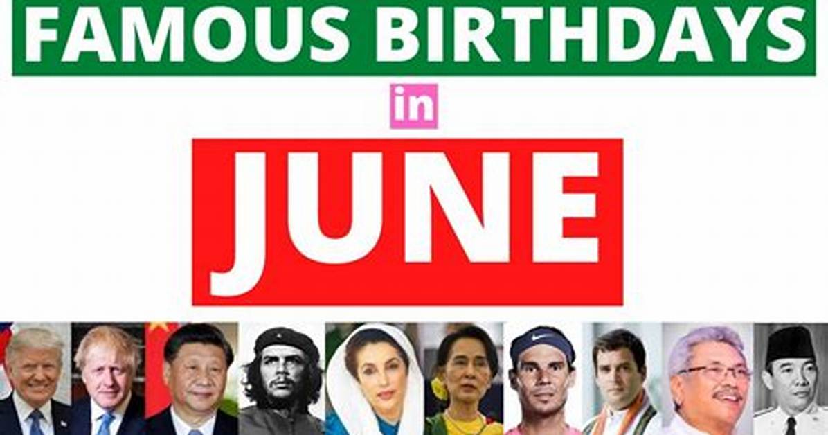 June 7 Famous Birthdays - All Famous Birthdays