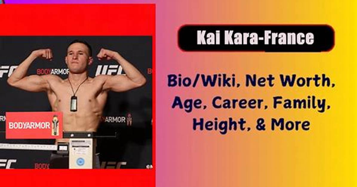 Kai Kara-France Net Worth, Age, Height, Bio, Birthday, Wiki!