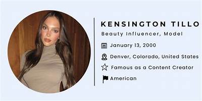 Kensington Tillo Net Worth, Age, Height, Bio, Birthday, Wiki!