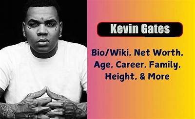 Kevin Gates Net Worth, Age, Height, Bio, Birthday, Wiki!