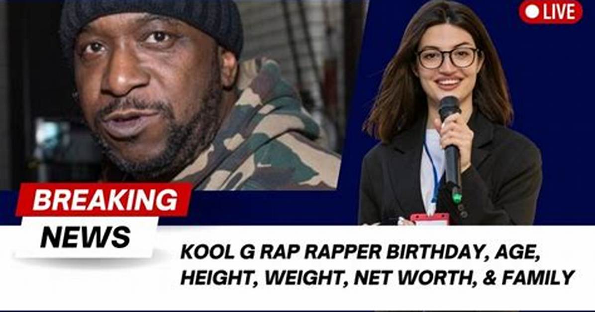 Kool G Rap - Net Worth, Age, Height, Birthday, Bio, Wiki!
