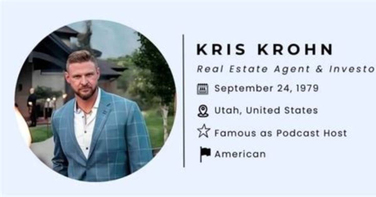 Kris Krohn Net Worth, Age, Height, Bio, Birthday, Wiki!