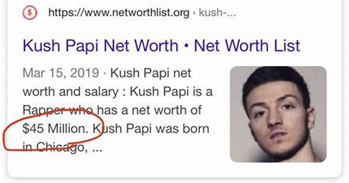 Kush Papi - Net Worth, Age, Height, Birthday, Bio, Wiki!