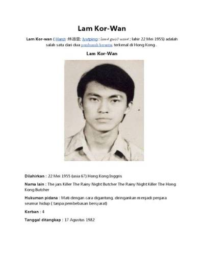 Lam Kor-Wan Net Worth, Age, Height, Bio, Birthday, Wiki!