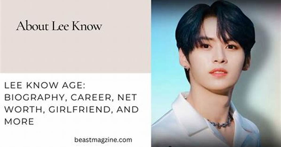 Lee Know Net Worth, Age, Height, Bio, Birthday, Wiki!